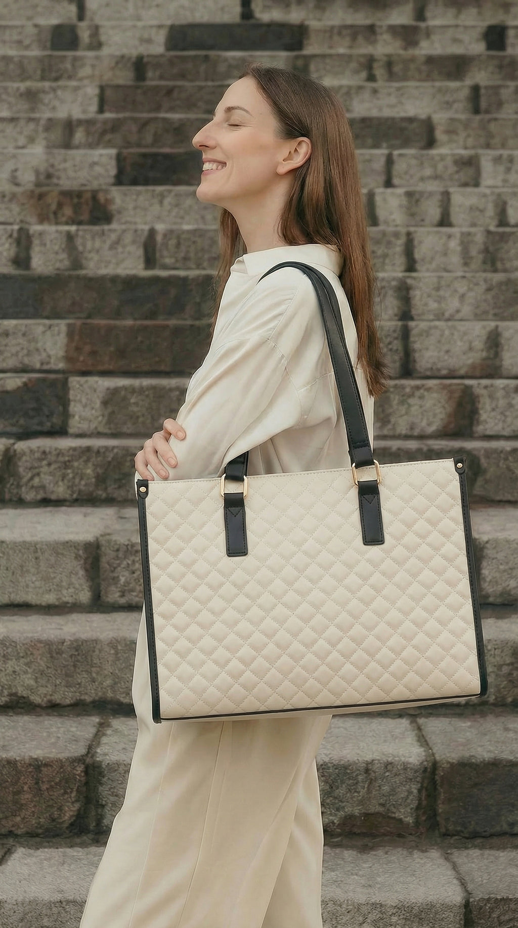 Thermische Lunch-Tasche – Khaki und Schwarz