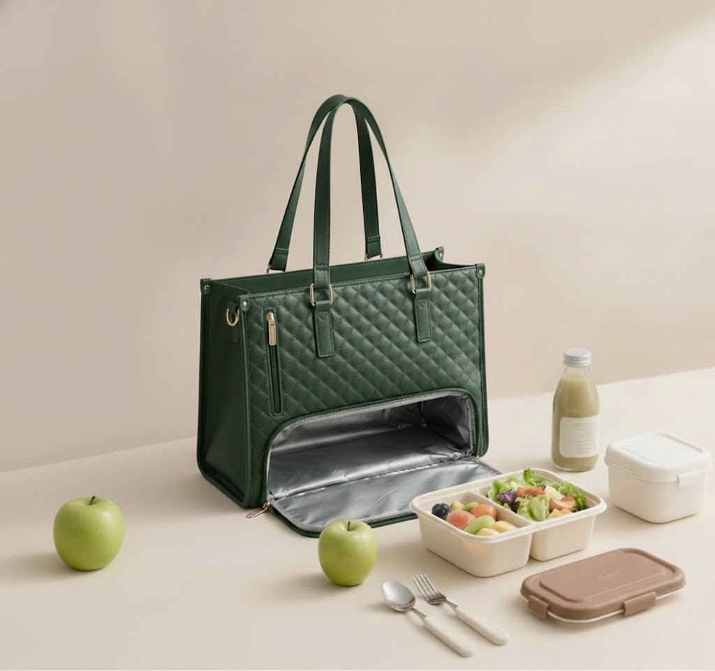 Thermische Lunch-Tasche - Dunkelgrün